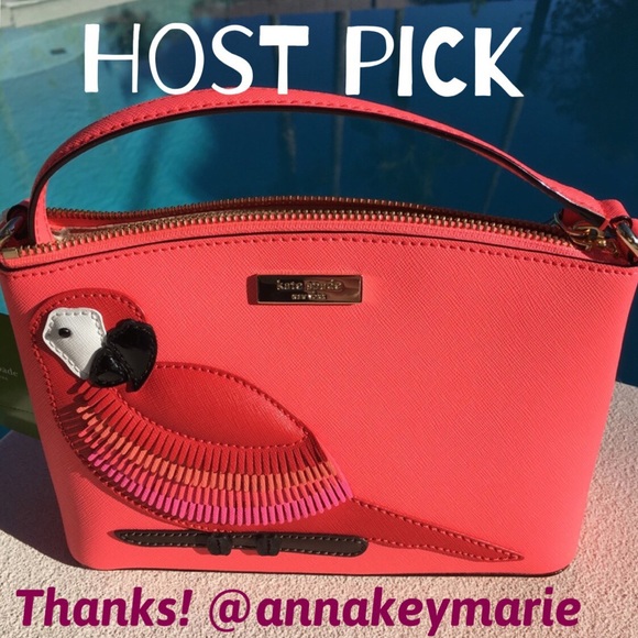 kate spade Handbags - Kate spade scarlet macaw parrot crossbody